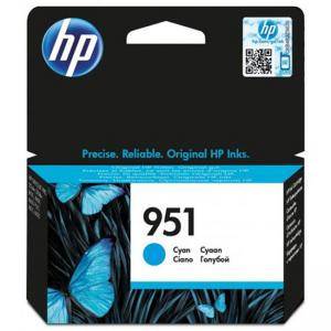 Консуматив HP 951 Cyan Officejet Ink Cartridge, CN050AE - изображение