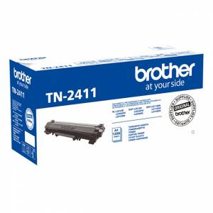 Тонер касета Brother TN-2411, Black, 1200 страници при 5 процента покритие, Черен, office1_3020100340 - изображение