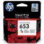 Мастилница HP 653 Tri-color Original Ink Advantage Cartridge, 3YM74AE - Hewlett Packard