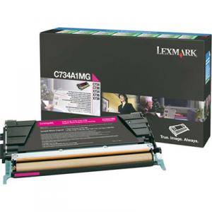 Тонер касета за Lexmark C734/C736,/X734,/X736,/X738 Magenta Toner Cartridge for 6 000 page - C734A1MG - изображение