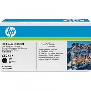 Тонер касета за HP Color LaserJet CE264X Black Print Cartridge - CE264X - изображение