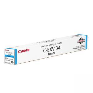 Тонер касета за Canon Toner CEXV34 Cyan - 3783B002AA - изображение