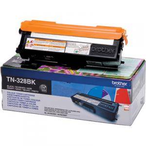 Тонер касета за Brother TN-328BK Toner Cartridge High Yield (6000p.) for HL-4150/4570, MFC-9970 serie - TN328BK - изображение