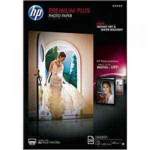 Хартия HP Premium Plus Glossy Photo Paper-20 sht/A3/297 x 420 - CR675A - изображение