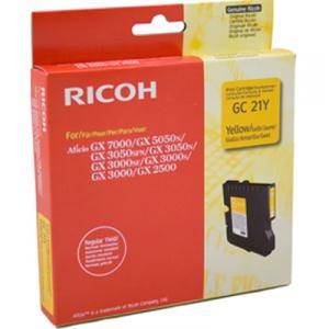 Тонер касета за RICOH GX 3000/3050N/5050N - Yellow - Type GC21Y - P№ 405535 - 201RICGX3000Y - изображение