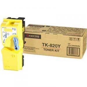 Тонер касета за KYOCERA MITA FS C8100 - Yellow - TK 820 Y - 101KYOTK820Y - изображение