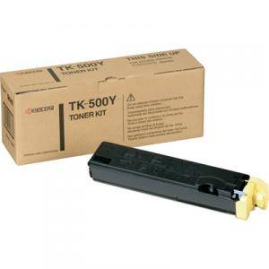 Тонер касета за Kyocera Mita FS C5016N - Yellow - TK 500 Y - 101KYOTK500Y - изображение
