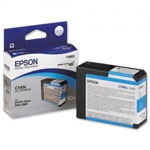 Epson Cyan (80 ml) for Stylus Pro 3800 - C13T580200 - изображение