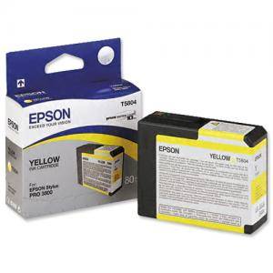 Epson Yellow (80 ml) for Stylus Pro 3800 - C13T580400 - изображение