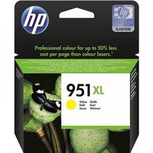 HP 951XL Yellow Officejet Ink Cartridge - CN048AE - изображение
