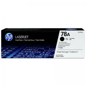 Тонер касета HP 78A Black Dual Pack LaserJet Toner Cartridge - CE278AD - изображение