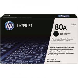 Тонер касета за HP 80A Black LaserJet Toner Cartridge - CF280A - изображение