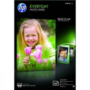 Хартия HP Everyday Glossy Photo Paper-100 sht/10 x 15 c - CR757A - изображение