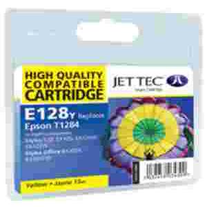 Epson T128 Yellow Ink Cartridge for Stylus S22/SX125/SX425W/BX305F - C13T12844010 - T1284 - jt e128y 4094 - изображение