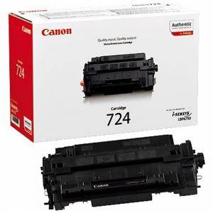 Тонер касета за Canon CRG-724 Toner Cartridges for LBP6750dn, Черен, CR3481B002AA - изображение