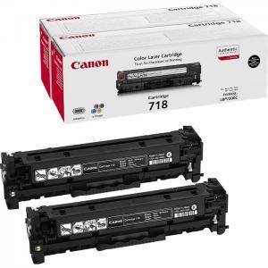Тонер касети за Canon LBP CRG 718 BK 2P - 2662B005AA - изображение