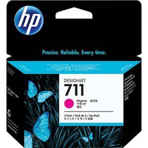 HP 711 3-pack 29-ml Magenta Ink Cartridge - CZ135A - изображение