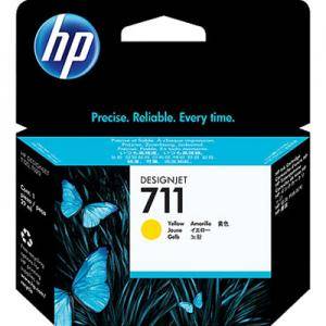 Мастилница HP 711 29-ml Yellow Ink Cartridge - CZ132A - изображение