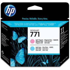 HP 771 Light Magenta/Light Cyan Designjet Printhead - CE019A - изображение