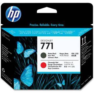 HP 771 Matte Black/Chromatic Red Designjet Printhead - CE017A - изображение