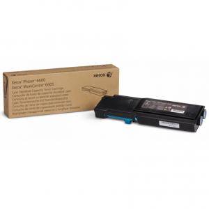 Тонер касета Xerox Phaser 6600/WorkCentre 6605 Cyan Standard Capacity Toner Cartridge, DMO - 106R02249 - изображение