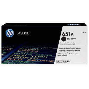 HP 651A Black LaserJet Toner Cartridge - CE340A - изображение