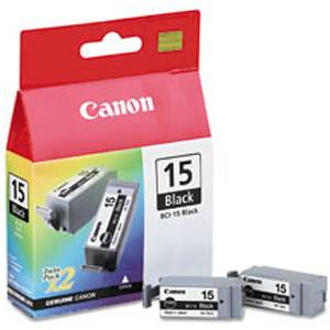 Мастилена касета Canon BCI-15 black за Canon Bubble Jet i70 принтер, черен, 185 страници, 8190A002AF - изображение