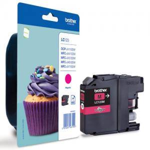 Brother LC-123 Magenta Ink Cartridge for MFC-J4510DW - LC123M - изображение