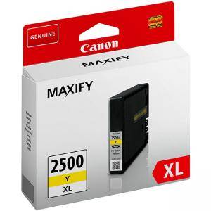 Консуматив Canon PGI-2500XL Y, 1520 копия, Жълт, 9267B001AA - изображение