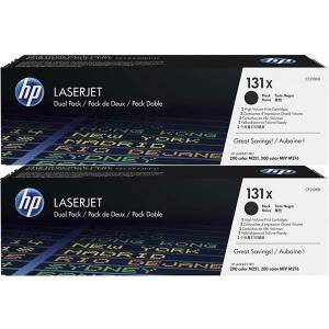 Оригинална консуматив HP 131X 2-pack High Yield Black Original LaserJet Toner Cartridges - CF210XD - изображение