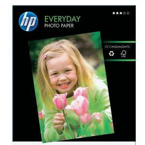 Фото хартия HP Everyday Glossy Photo Paper-100 sht/A4/210 x 297 mm, Q2510A - изображение