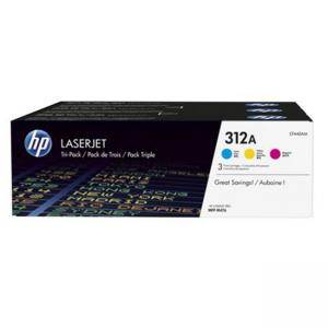 Тонер касета HP 312A 3-pack CYM Original LaserJet Toner Cartridges, CF440AM - изображение