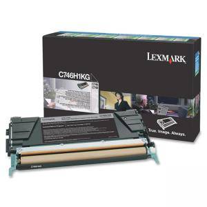 Тонер касета Lexmark C746, C748 Black High Yield Return Program Toner Cartridge, C746H1KG - изображение