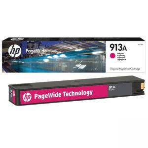 Мастилена касета HP 913A Magenta Original PageWide Cartridge, F6T78AE - изображение