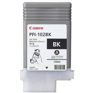 Мастилена касета Canon Dye Ink Tank PFI-102 Black for iPF500, iPF600, iPF700, 0895B001AA - изображение