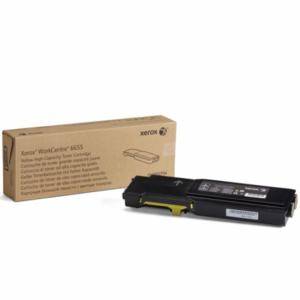 Тонер касета Xerox WorkCentre 6655 High Capacity Yellow Toner Cartridge (7500 pages), 106R02754 - изображение