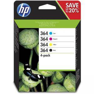 Мастилени касети HP 364 CMYK Ink Cartridge Combo 4-Pack, N9J73AE - изображение