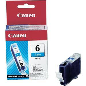 Мастилена касета Canon BCI-6C, 280 копия, Син(Cyan), 4706A002AF - изображение