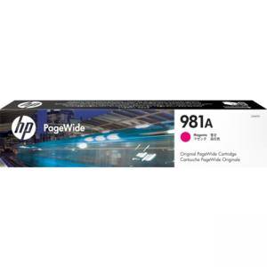 Тонер касета HP 981A Magenta Original PageWide Cartridge, J3M69A - изображение