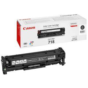 Тонер касета Canon CRG-718BK, 2662B002AA - изображение