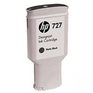 Мастилена касета HP 727 300-ml Matte Black Designjet Ink Cartridge, C1Q12A - изображение