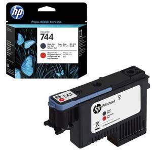 Глава HP 744 Matte Black & Red Printhead, F9J88A - изображение