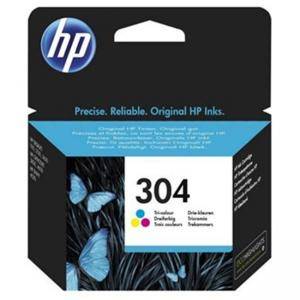 Мастилена касета HP 304 Tri-color Ink Cartridge, 100 копия, N9K05AE - изображение