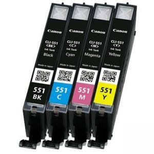 Комплект мастилени касети Canon CLI-551 CMYB Multipack, 6509B009AA OEM - изображение