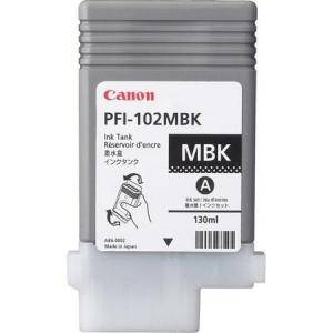 Мастилница Canon Pigment Ink Tank PFI-102 Matte Black for iPF500, iPF600, iPF700, Черен, 0894B001AA - изображение