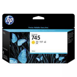 Мастилена касета HP 745 130-ml Yellow Ink Cartridge, F9J96A - изображение