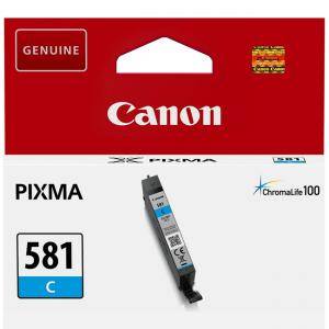 Мастилена касета Canon CLI-581 C, 5.6 ml, Син, 2103C001AA - изображение