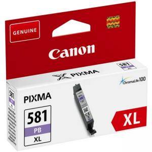 Мастилена касета Canon CLI-581 XL PB, 8.3 ml, photo blue, 2053C001AA - изображение