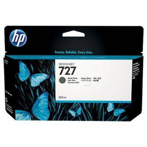 Мастилена касета HP 727 Standard 1-Pack Original Ink Cartridge; Photo Black 300 ml;  ; HP DesignJet T920, T930, T1500, T1530, T2500, T2530, F9J79A - изображение
