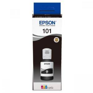 Бутилка с мастило Ink Cartridge EPSON 101 EcoTank Black ink bottle for L4150, L4160, L6160, L6170, L6190, C13T03V14A - изображение